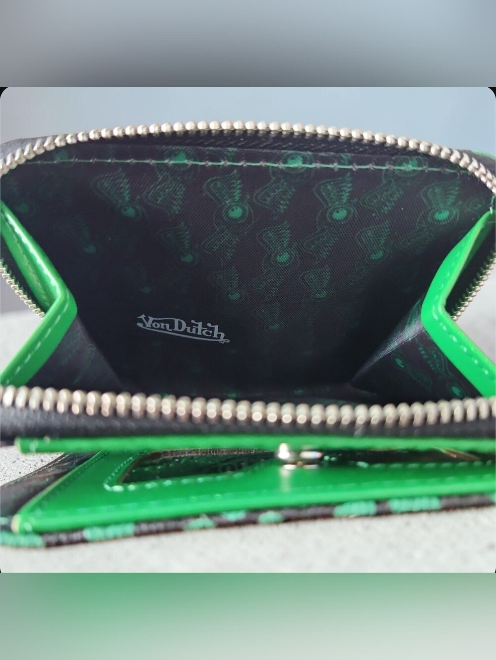 Von Dutch Cheetah Print Zip-Up Wallet - NWOT - Picture 4 of 9